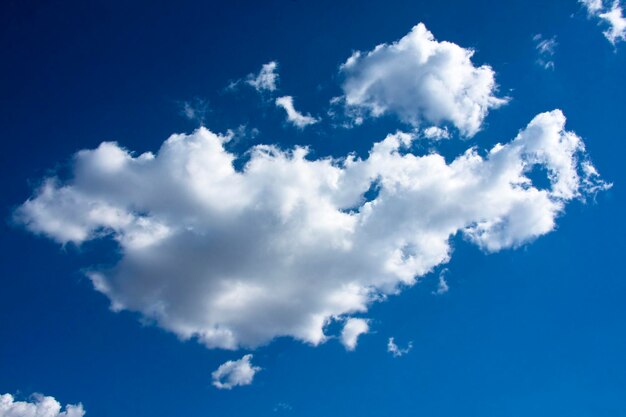 Blue sky and white clouds graphic resource background nature