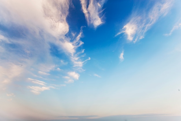 Blue sky and white clouds