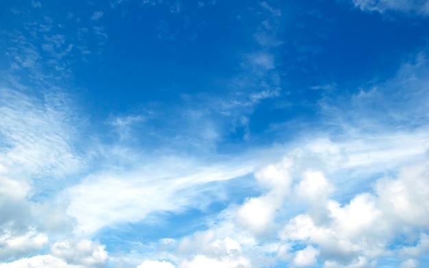 Blue sky white clouds