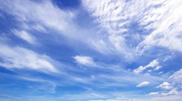 Blue sky white clouds