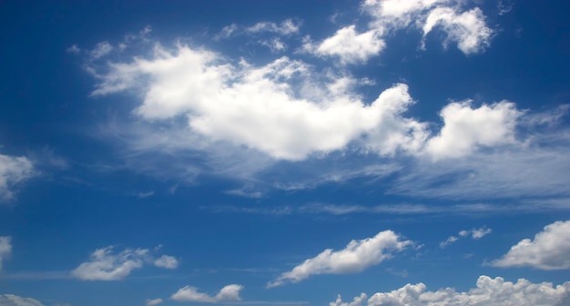 Blue sky white clouds