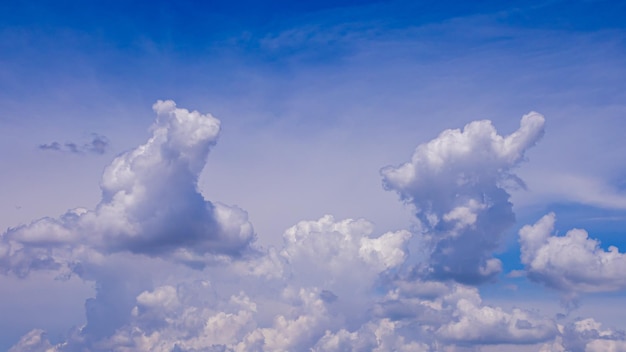 Blue sky and white clouds