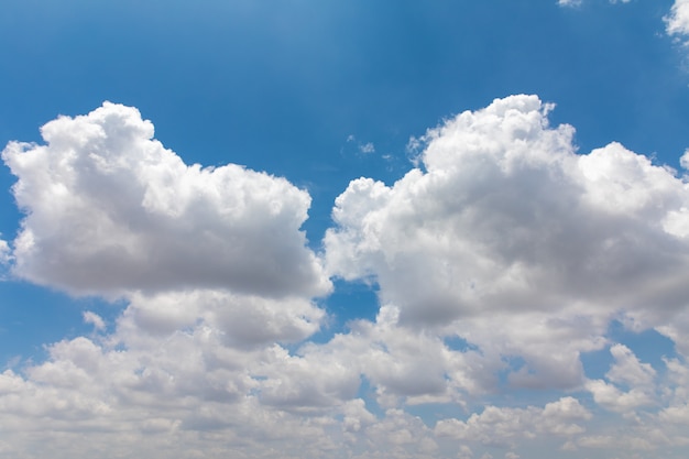 Blue sky and white clouds