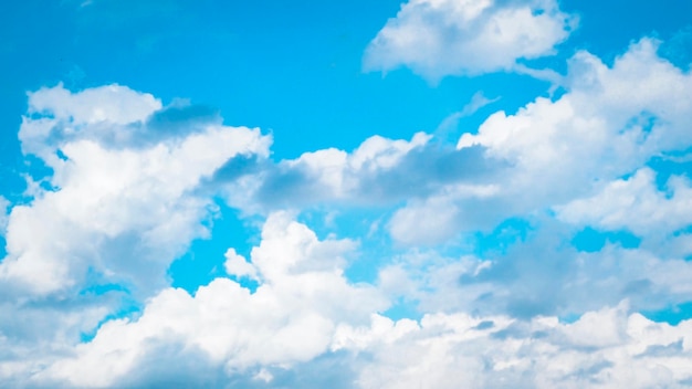 blue sky white clouds