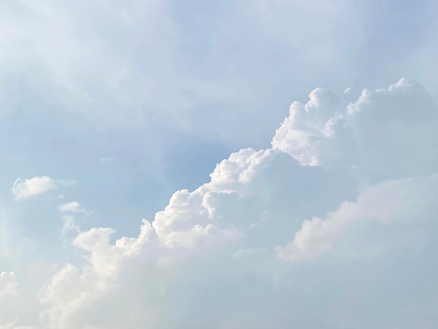 Blue sky and white cloudscape background