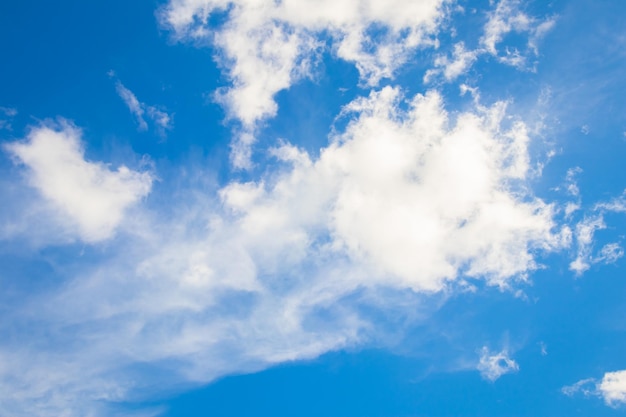 Blue sky with beautiful clouds