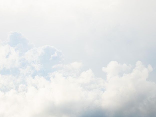 Blue sky with beautiful clouds