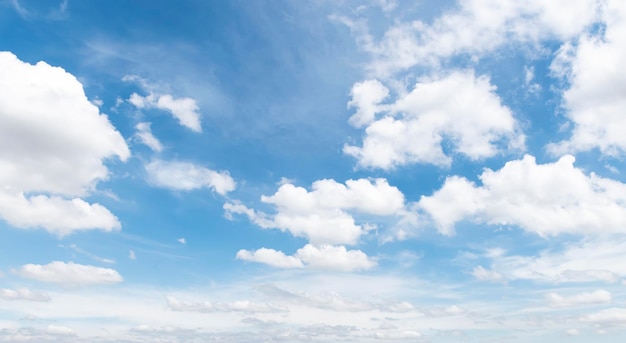 Blue sky with cloud background