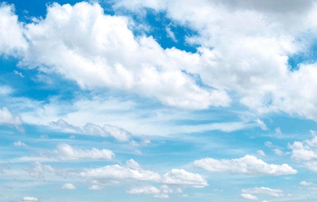 Blue sky with cloud background