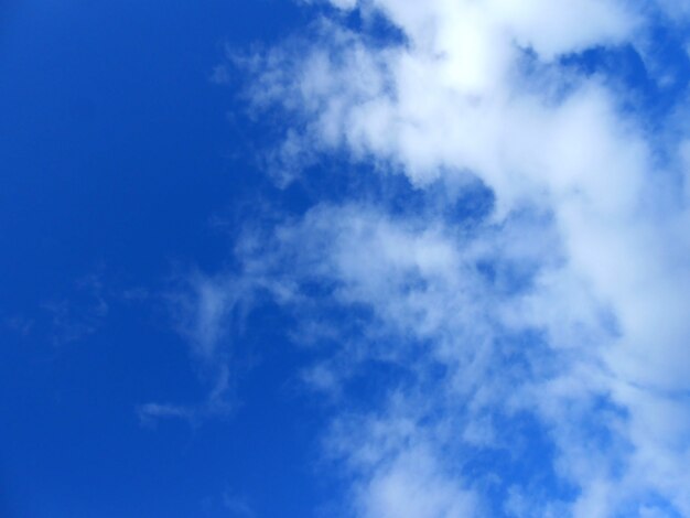 blue sky with cloud, looks comfortable