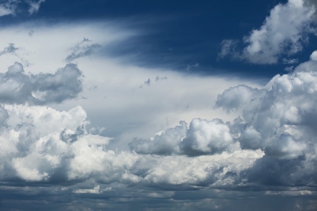 Blue sky with cloud sunny day