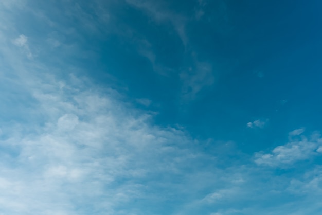 Blue sky with cloud texture background