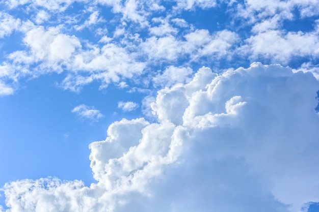 blue sky with cloud