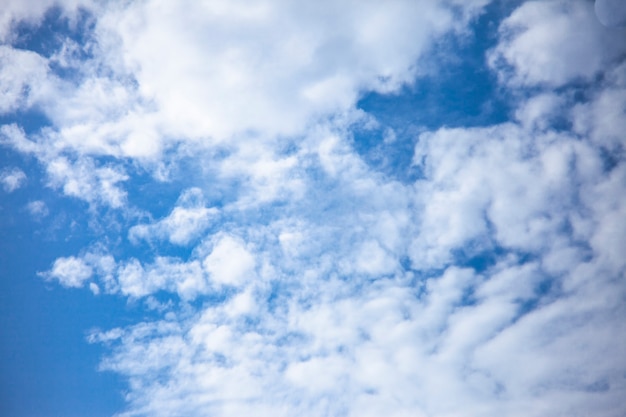 Blue sky with cloud