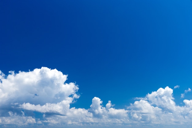 Blue sky with cloud