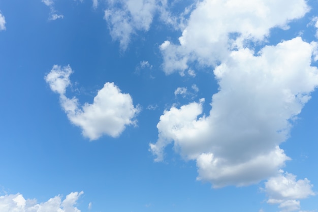 Blue sky with clouds background