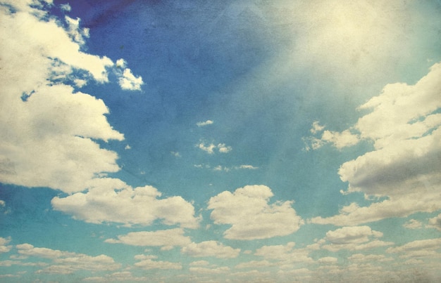 Blue sky with clouds background