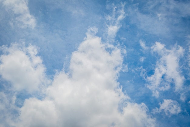 Blue sky with clouds background