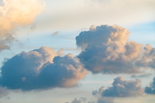 Blue sky with clouds background