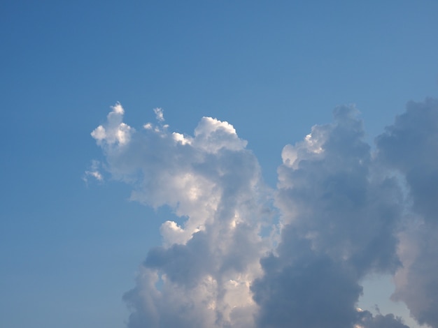 Blue sky with clouds background