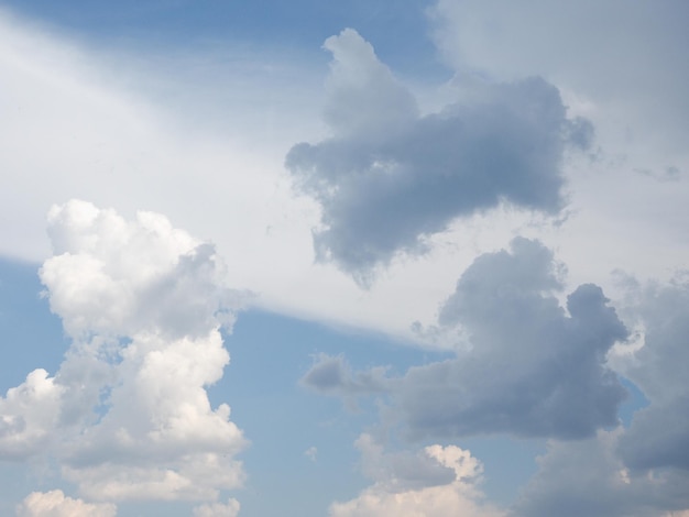 Blue sky with clouds background