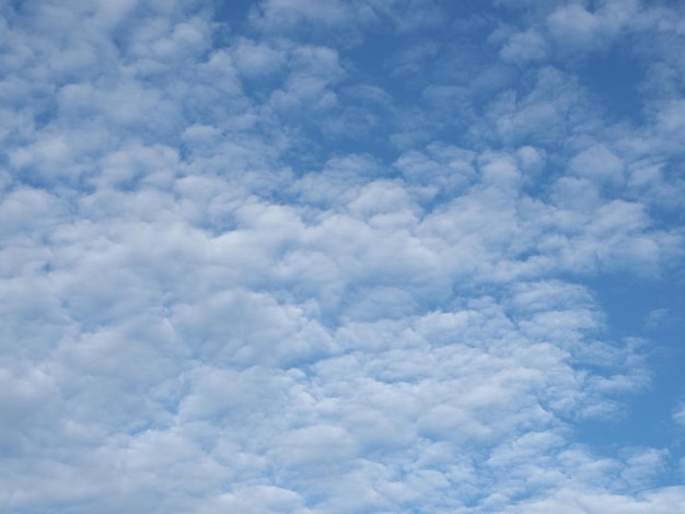 Blue sky with clouds background