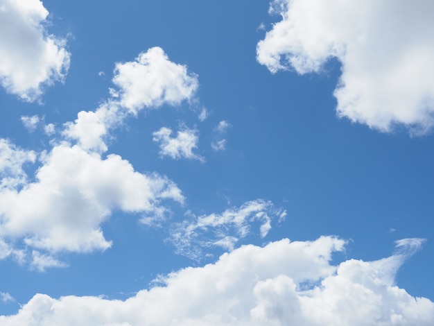 Blue sky with clouds background