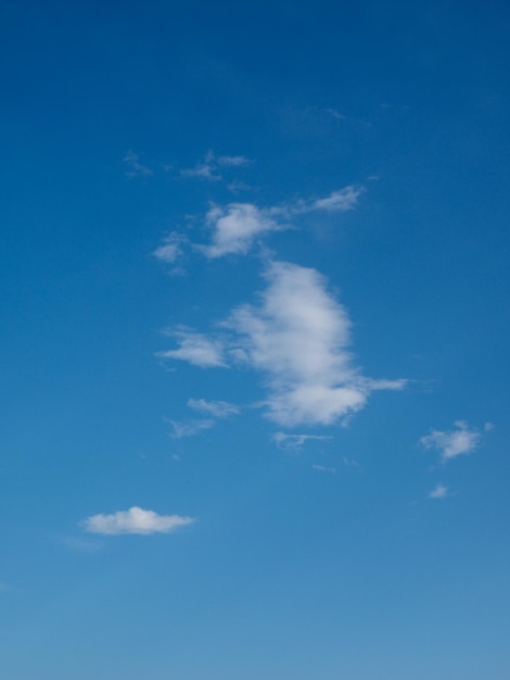 Blue sky with clouds background