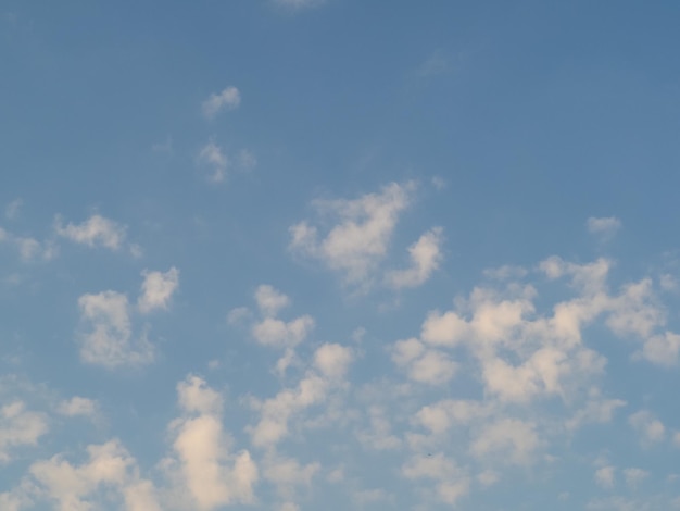 Blue sky with clouds background