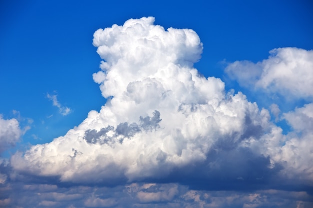 Blue sky with clouds. Composition of Nature.