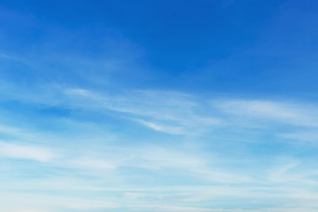 Blue sky with clouds Many beautiful white