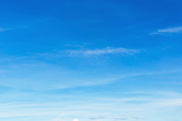 Blue sky with clouds Many beautiful white