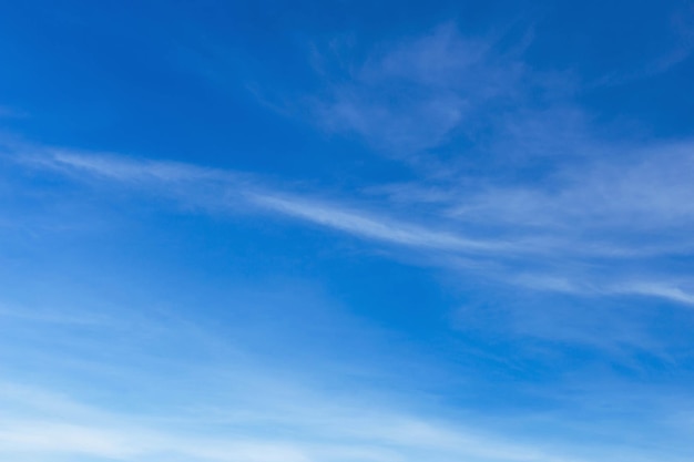 Blue sky with clouds Many beautiful white