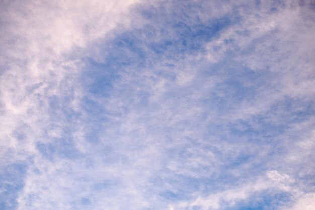 Blue sky with clouds nature abstract background