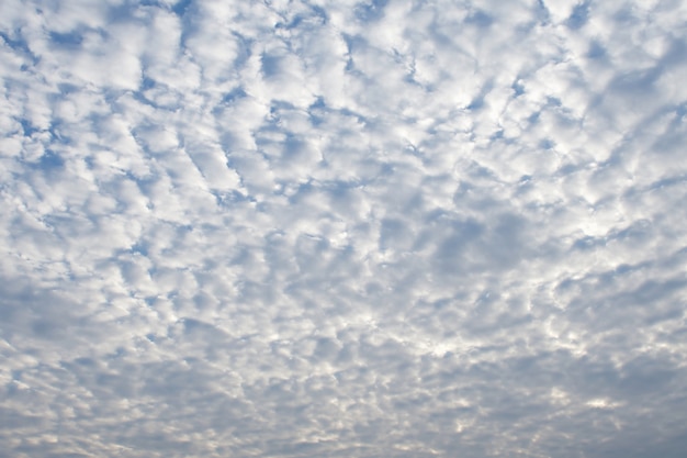 Blue sky with clouds white