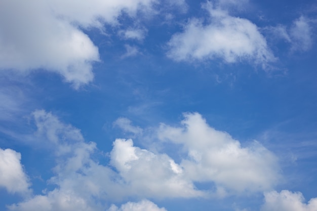 Blue sky with clouds