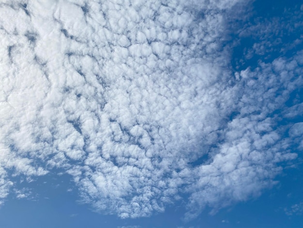 Blue sky with cloudscape background