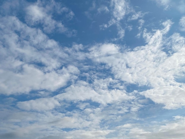 Blue sky with cloudscape background