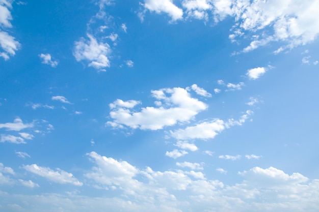 blue sky with white clouds background