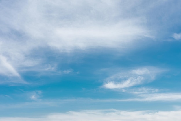 Blue sky with white clouds in sunny day