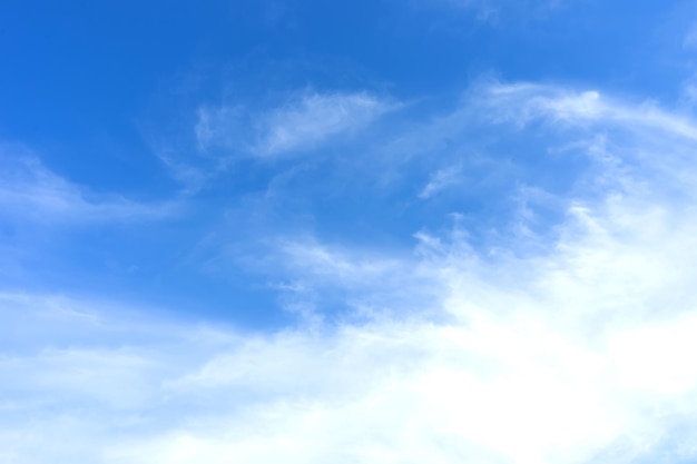 Blue sky with white clouds in sunny day