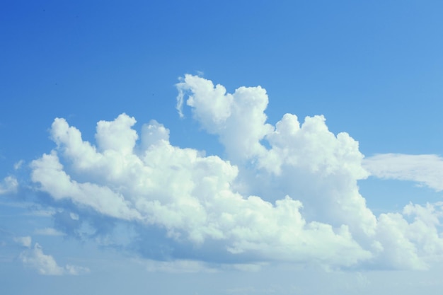 Blue sky with white clouds