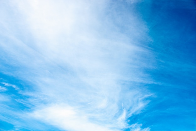 Blue sky with white clouds