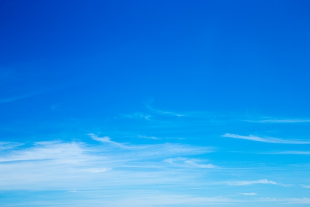 Blue sky with white clouds