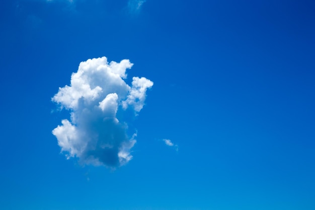 Blue sky with white clouds