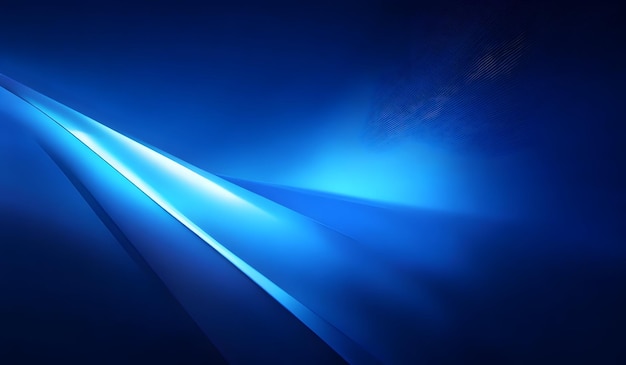 Blue smooth abstract background with shining light