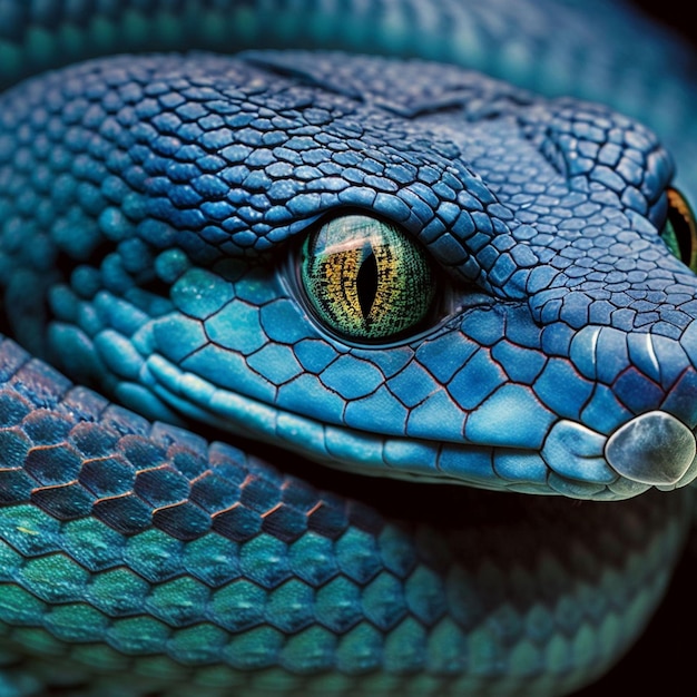 The blue snake wallpapers and images wallpapers