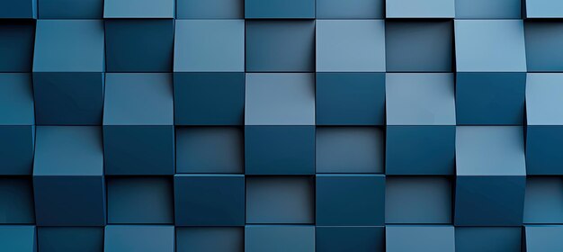 a blue square with a pattern of squares that say quot blue quot