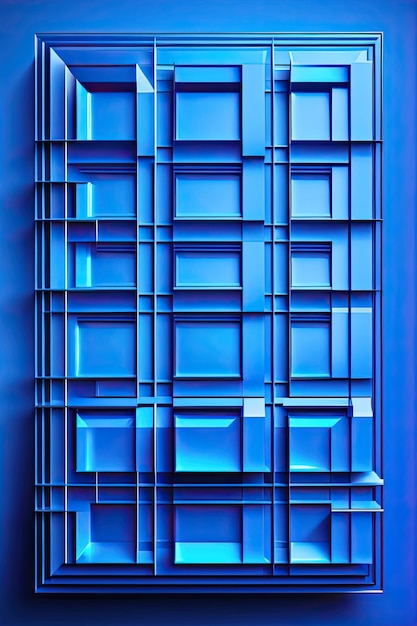 Blue squares background