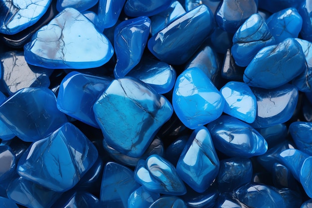 Blue stones background